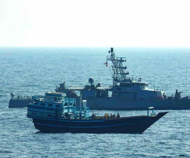 EU confisca materiales para explosivos en Golfo de Omán