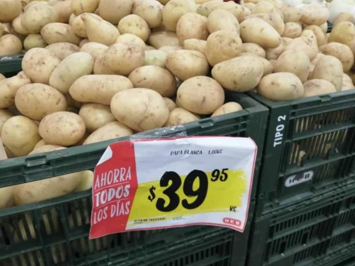 Ahora la papa; se dispara el precio a 40.00 el kilo