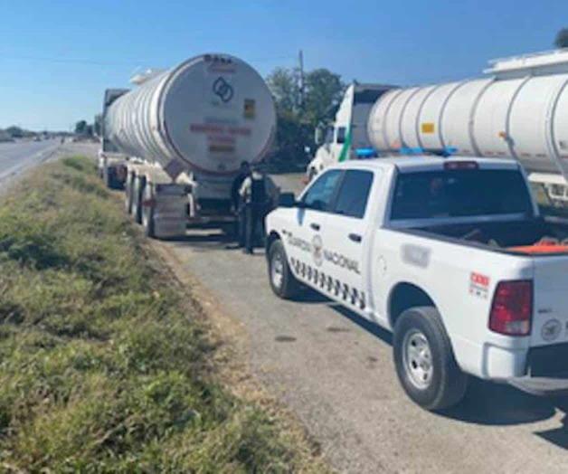 Incautan seis pipas con ‘huachicol’