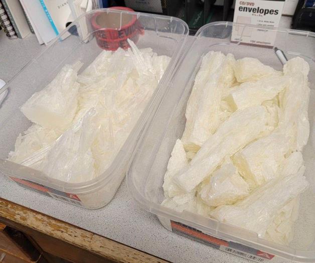 Decomisan dos kilos de metanfetamina Decomisan dos kilos de metanfetamina