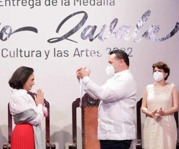 Premian en Mérida a la actriz Ofelia Medina por su activismo y defensa de derechos humanos Premian en Mérida a la actriz Ofelia Medina por su activismo y defensa de derechos humanos