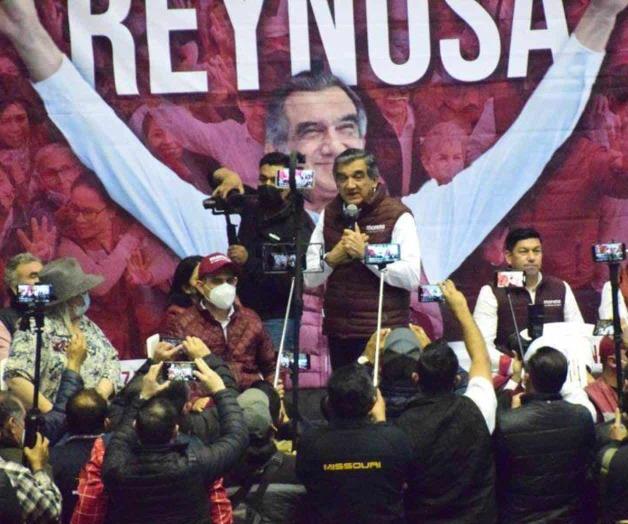 Con un llamado de unidad, Américo Villarreal cierra precampaña ante miles en Reynosa