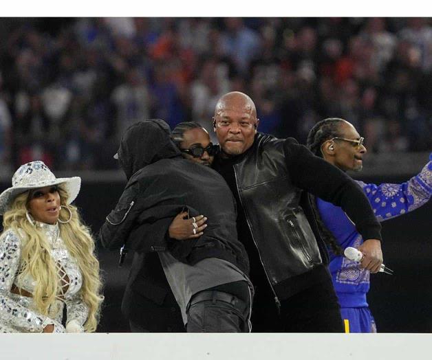 Seis leyendas del rap pintan de blanco el Super Bowl