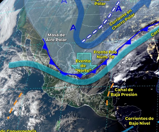 Golpea nueva onda polar: frío y lluvias