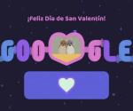 Google celebra el Día de San Valentín con doodle interactivo