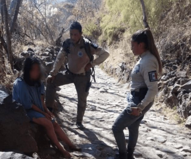 Mujer desaparecida hace dos años y medio es localizada con vida en una barranca en Guadalajara