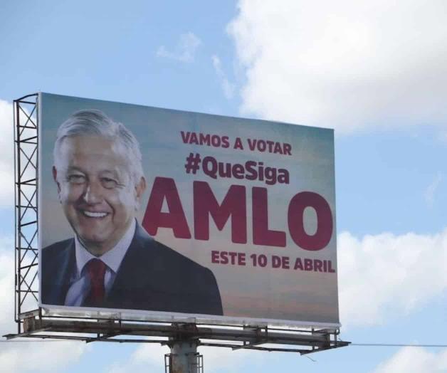 Promueven imagen de López Obrador