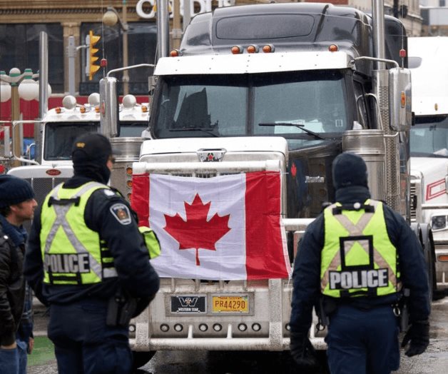 Retiran bloqueo en frontera con E.U. Retiran bloqueo en frontera con E.U.