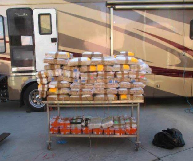 Incautan carga masiva de metanfetamina y fentanilo