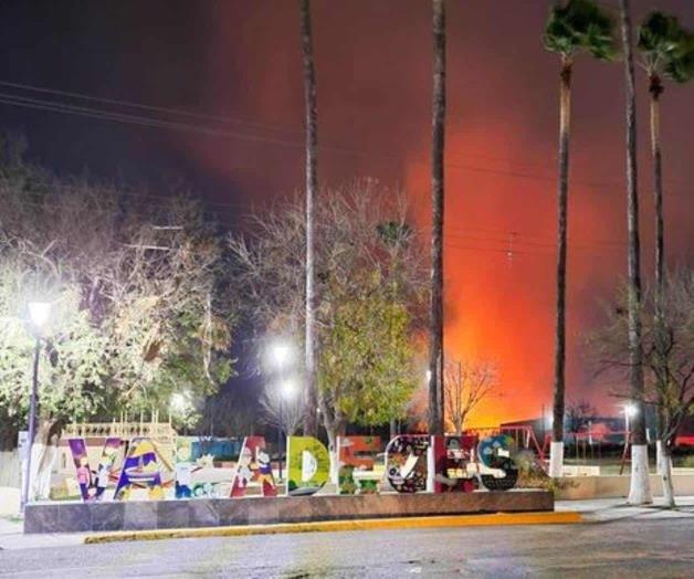 Incendio causa temor en Valadeces Incendio causa temor en Valadeces