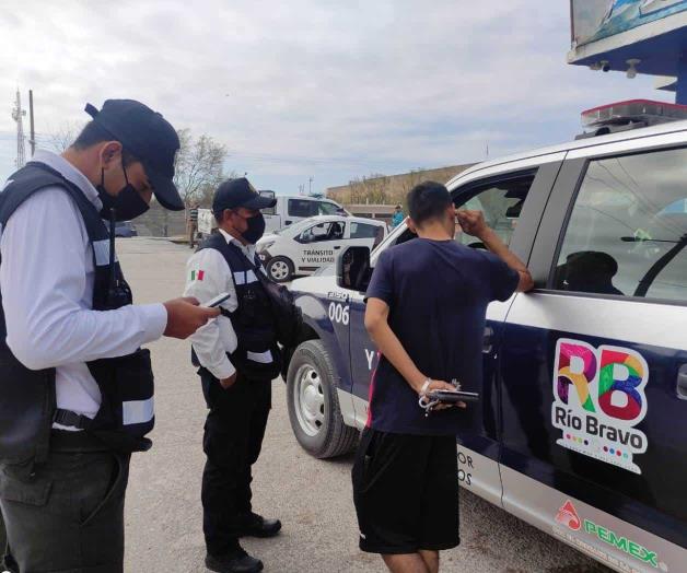 Joven imprudente causa accidente