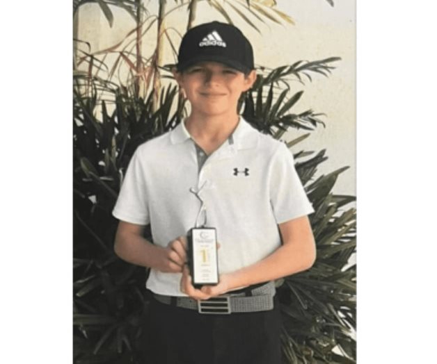 José Carlos, joven promesa del golf