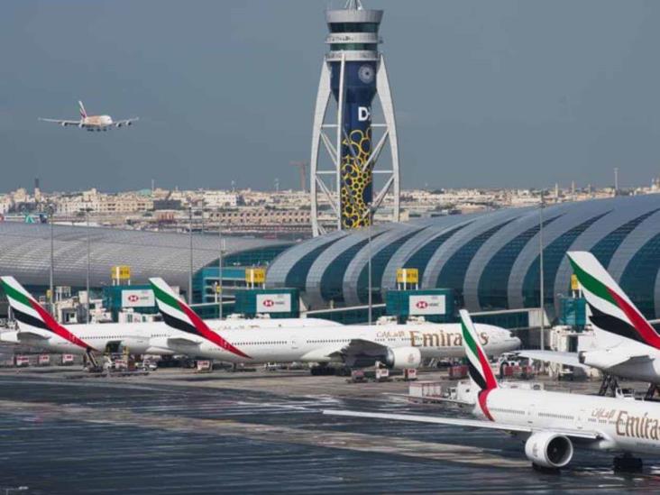 Aeropuerto de Dubái, el más transitado pese al coronavirus Aeropuerto de Dubái, el más transitado pese al coronavirus