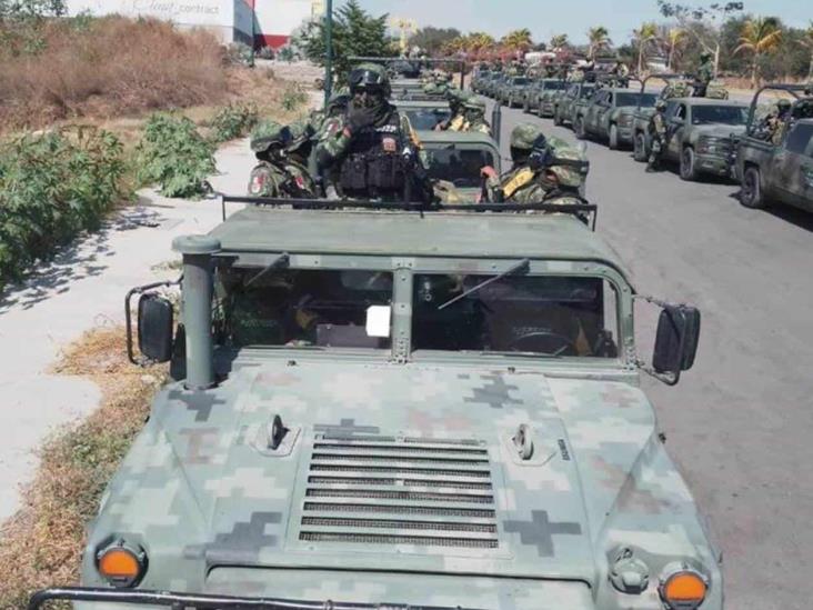 Arriban a Colima 950 militares Arriban a Colima 950 militares