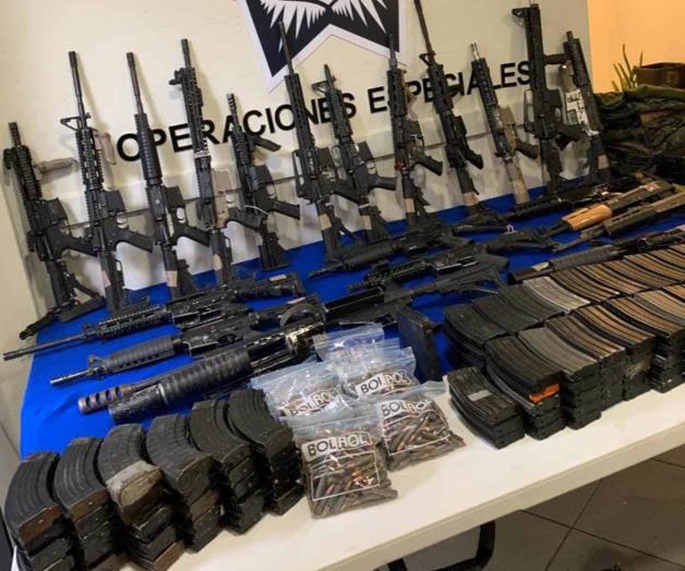 Recuento de las autoridades: Decomisan 57 armas