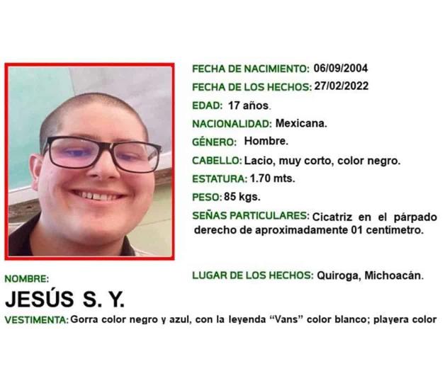 Seminarista tiene cinco días desaparecido en Michoacán