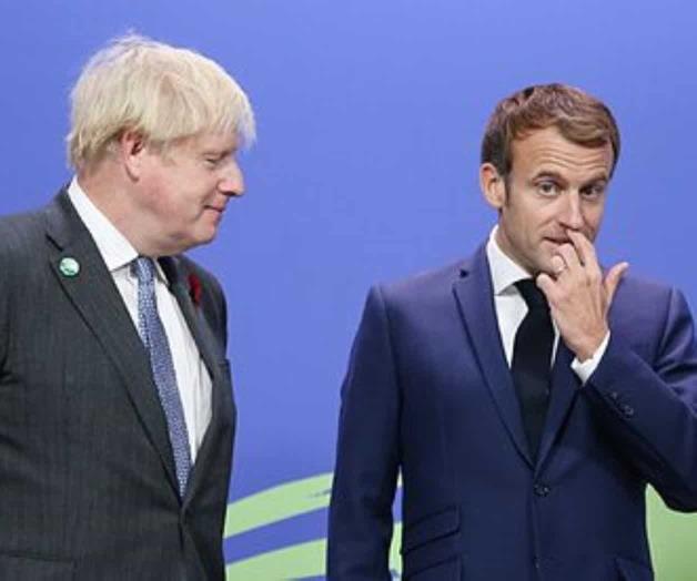 Johnson y Macron discuten la situación en Ucrania Johnson y Macron discuten la situación en Ucrania