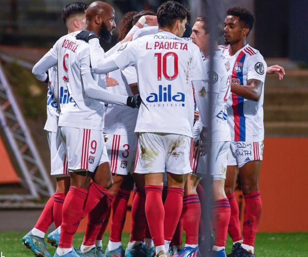 Domina Lyon a Lorient y es 6to en la liga francesa