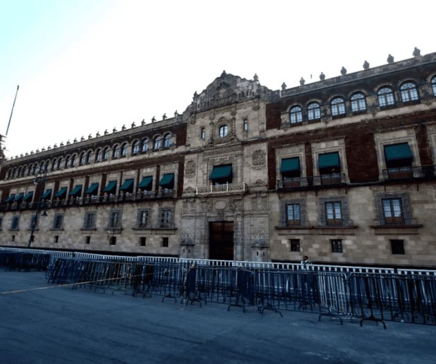 Se cerrará Palacio Nacional a las 14:00 horas por manifestaciones