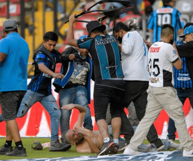 Liberan a dos de los detenidos por riña entre barras en Querétaro