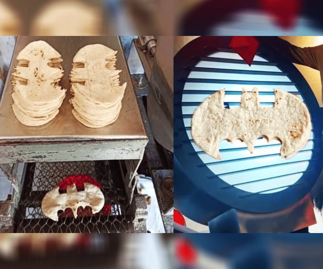 Crean las batitortillas, tortillas con forma de Batman Crean las batitortillas, tortillas con forma de Batman