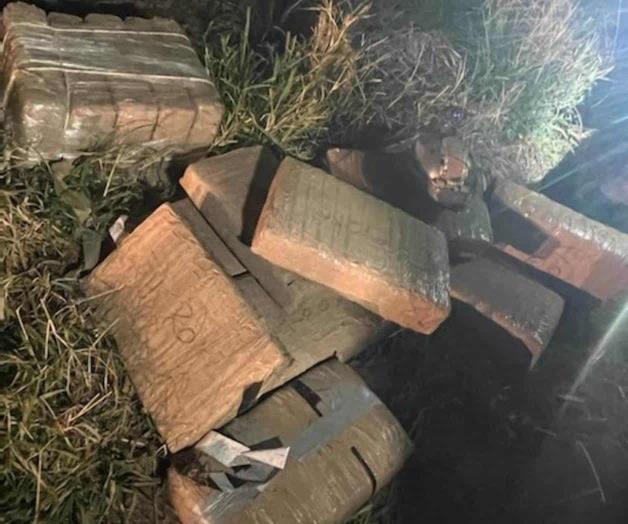 Incautan marihuana por un medio millón