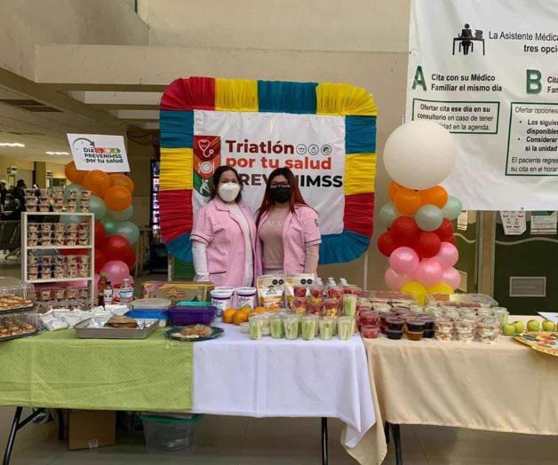 Triatlón PrevenIMSS ‘brinca, corre y rueda’