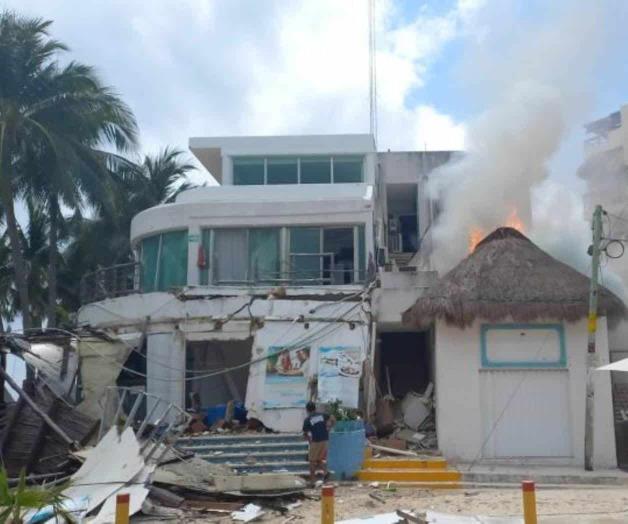 Registra explosión restaurante en Playa del Carmen Registra explosión restaurante en Playa del Carmen