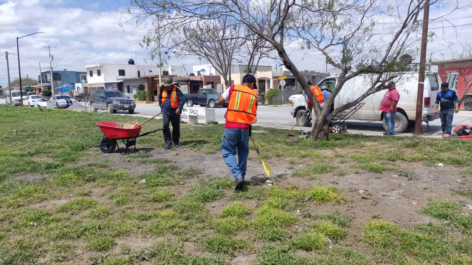 Parques, módulos y CAICS son reacondicionados por el Gobierno de Río Bravo. EL MAÑANA/Staff