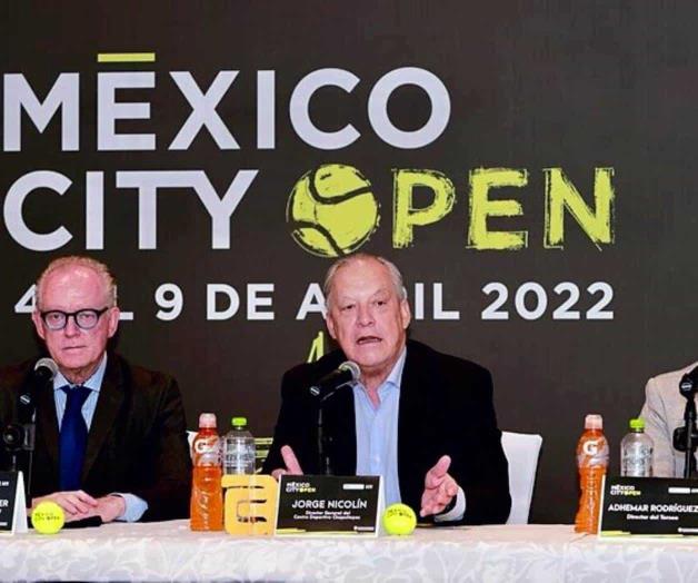 Regresa torneo ATP a CDMX