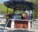 Inicia rehabilitación de plaza Juárez en Nuevo Progreso