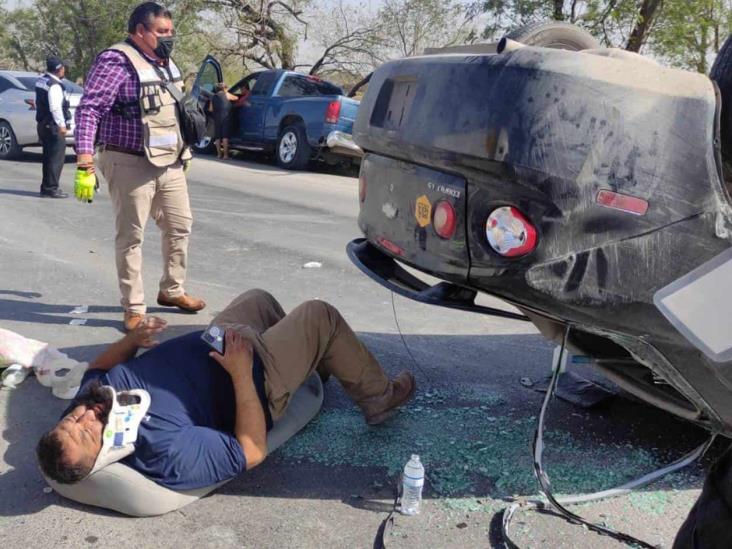Familia herida en accidente Familia herida en accidente