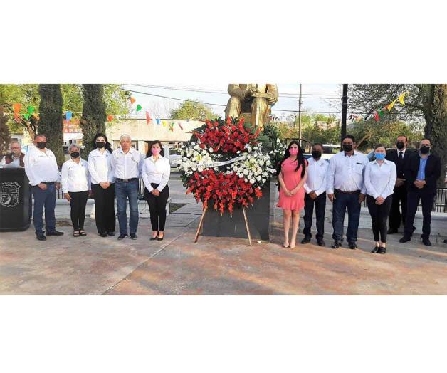 Recuerdan natalicio de Benito Juárez