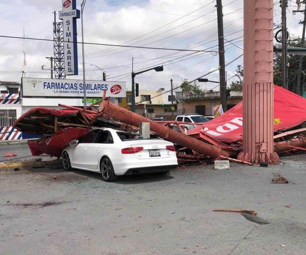 Vientos desquician la frontera
