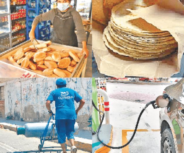Encarece guerra pan, tortilla, gas y gasolina Encarece guerra pan, tortilla, gas y gasolina