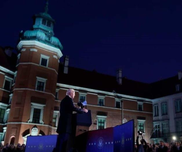 Biden afirma que Putin no puede seguir en el poder Biden afirma que Putin no puede seguir en el poder