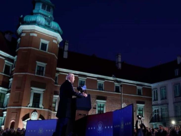 Biden afirma que Putin no puede seguir en el poder Biden afirma que Putin no puede seguir en el poder