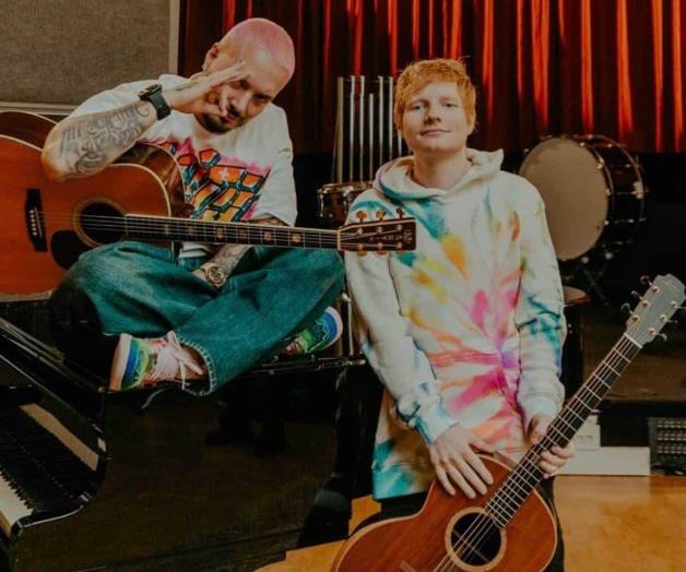 Ed Sheeran canta reguetón en español junto a J Balvin