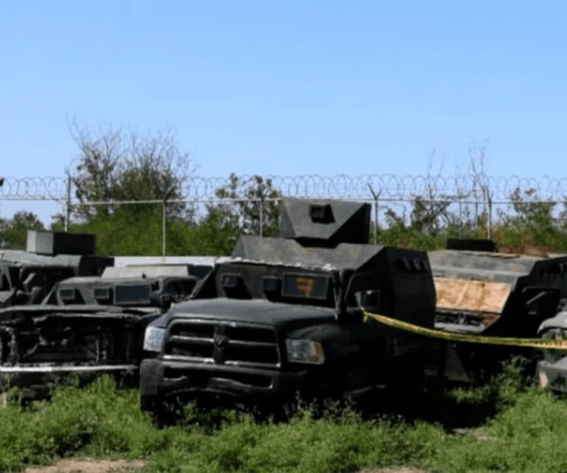 Destruyen 10 “monstruos” de los narcos en Reynosa