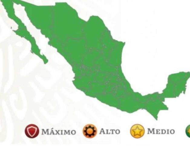 Se quedan las 32 entidades en verde Se quedan las 32 entidades en verde