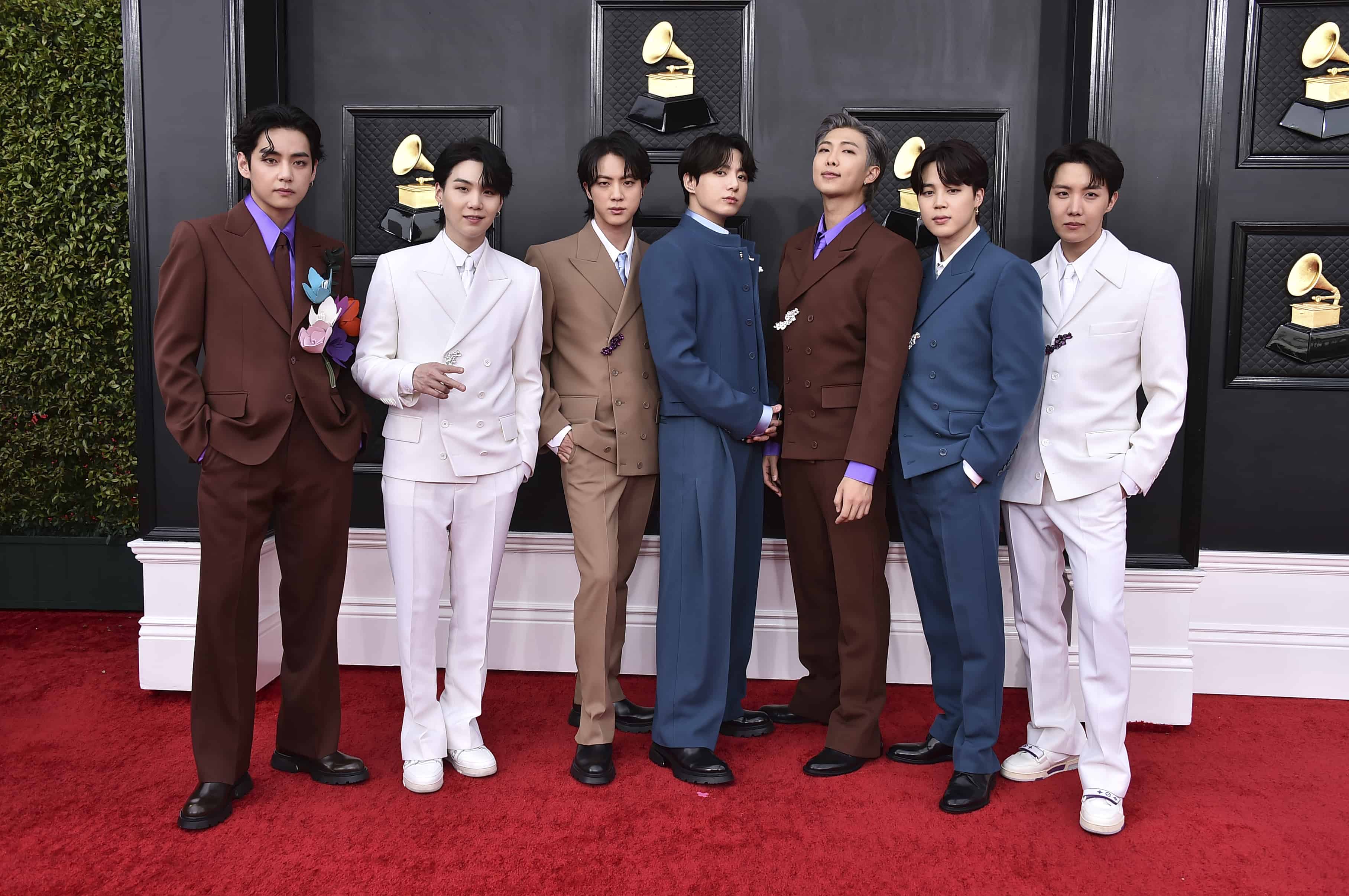 BTS, la sensación de la Alfombra Roja.