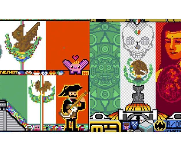 El ajolote y Sor Juana destacan en el Mural de Reddit Place