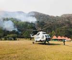 Avanza control de incendio en El Cielo