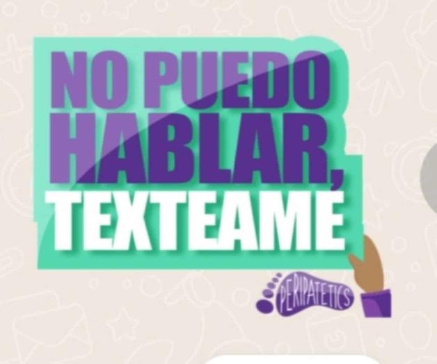 Difunden stickers de auxilio a mujeres