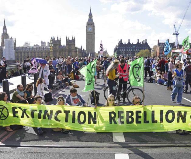 Seis detenidos en protesta climática en Londres