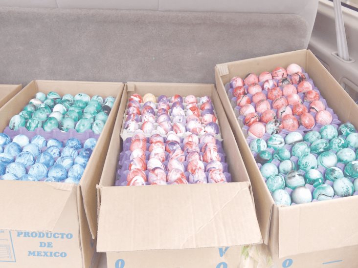Ventas de huevos de Pascua, apoyan la economía familiar Ventas de huevos de Pascua, apoyan la economía familiar