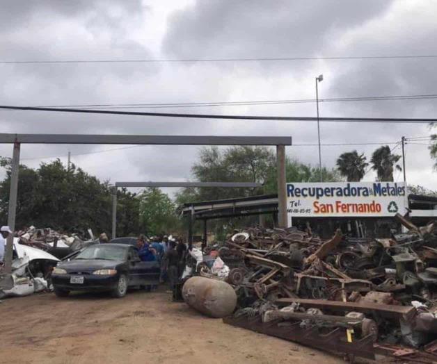 Venden familias fierro viejo para subsistir Venden familias fierro viejo para subsistir