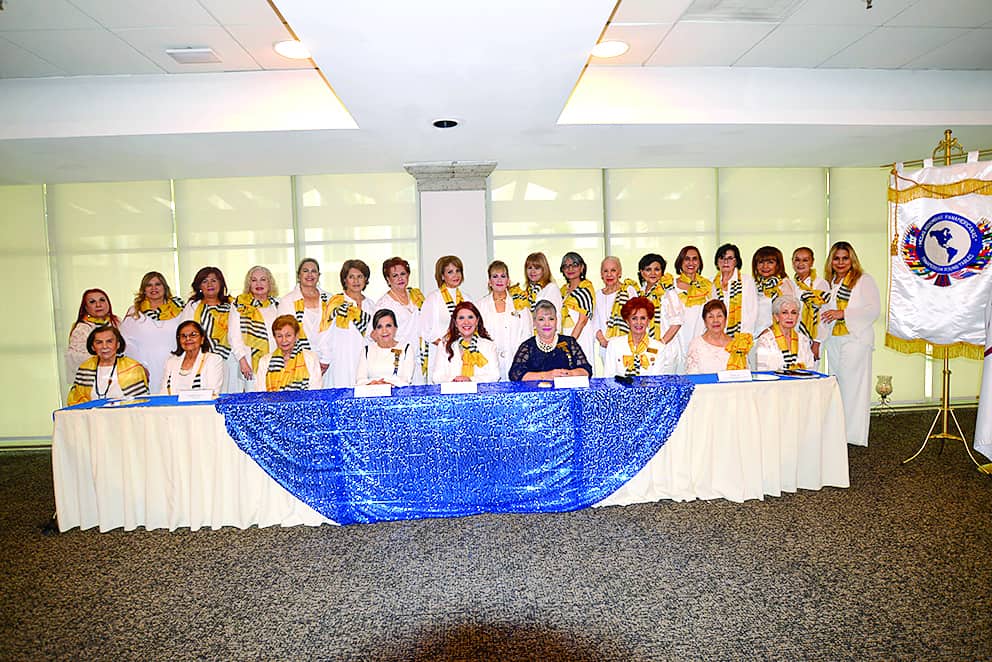 Socias de la Mesa Panamericana de Reynosa celebran el Día Panamericano.