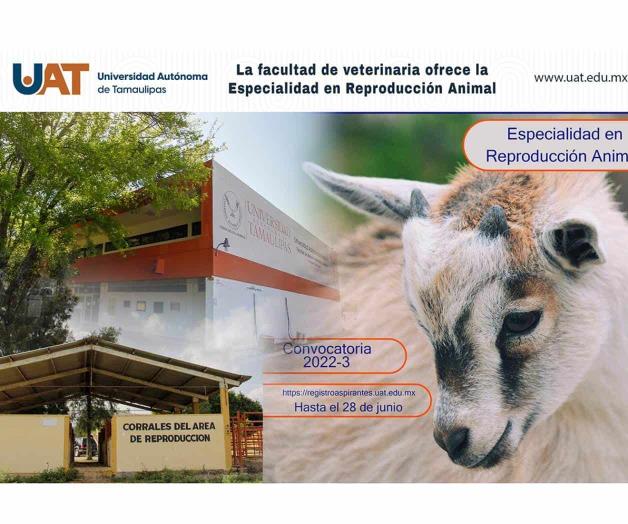 Ofrece UAT Especialidad en Reproducción Animal