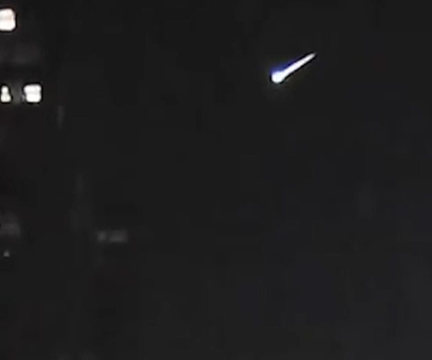 Detectan en el cielo gran bola de fuego